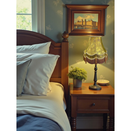Paisley Jacquard Gold Gallery Lampshade