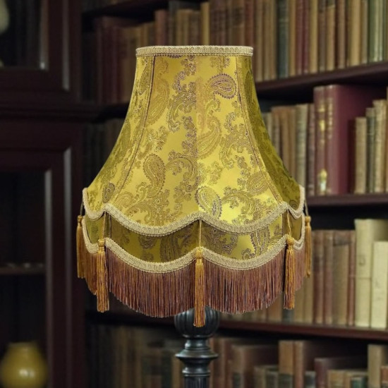 Paisley Jacquard Gold Gallery Lampshade