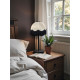 Paisley Jacquard Ivory Black Dome Lampshade