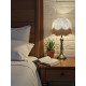 Paisley Jacquard Ivory Gold Dome Lampshade