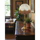 Paisley Jacquard Ivory Gold Dome Lampshade