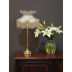 Paisley Jacquard Ivory Victorian Lampshade