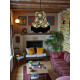 Paisley Print Black and Gold Lampshade