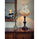 Paisley Print Ivory Grey and Gold Lampshade