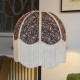 Paisley Print Pink Cream Seam Dome Lampshade