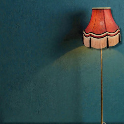 Paisley Jacquard Red and Black Gallery Lampshade