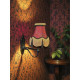 Paisley Jacquard Red and Black Lampshade