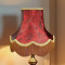 Paisley Jacquard Red and Gold Lampshade