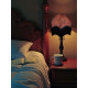 Paisley Jacquard Red Black Parachute Dome Lampshade