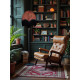 Paisley Jacquard Red Black Parachute Dome Lampshade