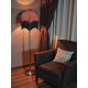 Paisley Jacquard Red Black Tasseled Parachute Dome Lampshade