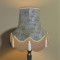 Paisley Jacquard Slate Blue Lampshade
