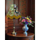 Bird of Juno Peacock Feather Scalloped Fabric Lampshades