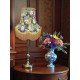 Peacock Dance Black Gold Fabric Lampshades