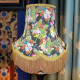 Peacock Dance Black Gold Fabric Lampshades