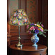 Peacock Plume Black Fabric Lampshades