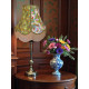 Bird of Juno Peacock Feather Cream Scalloped Fabric Lampshades