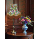 Peacock Dance Cream Gold Fabric Lampshades