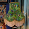 Peacock Dance Green Fabric Lampshades