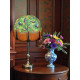 Green Peacock Dome Fabric Lampshade