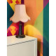 Baby Pink Modern Scalloped Fabric Lampshades
