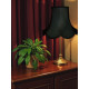 Black Modern Scalloped Fabric Lampshade