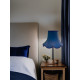 Navy Blue Modern Fabric Lampshade