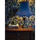 Navy Blue Modern Fabric Lampshade