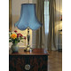 Slate Blue Modern Fabric Lampshades