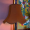 Chocolate Brown Modern Scalloped Fabric Lampshades