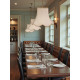 Cream and Gold Rope Modern Scalloped Fabric Lampshades