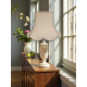 Cream and Light Green Rope Modern Scalloped Fabric Lampshades