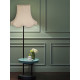 Cream and Light Green Rope Modern Scalloped Fabric Lampshades