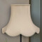 Cream and Light Green Rope Modern Scalloped Fabric Lampshades