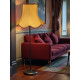 Gold and Rosso Red Modern Fabric Lampshades