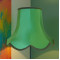 Emerald Green Modern Fabric Scalloped Lampshades
