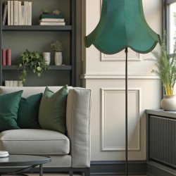 Dark Green Modern Fabric Lampshades