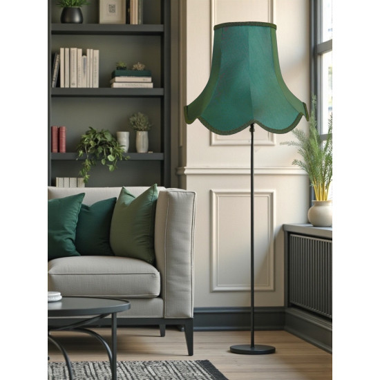 Dark Green Modern Fabric Lampshades
