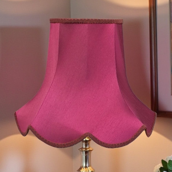 Fuchsia Pink Modern Fabric Lampshades