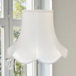 White Modern Fabric Lampshades