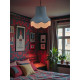 Slate Blue Fabric Lampshades