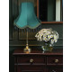 Dark Green Tassel Scalloped Fabric Lampshades