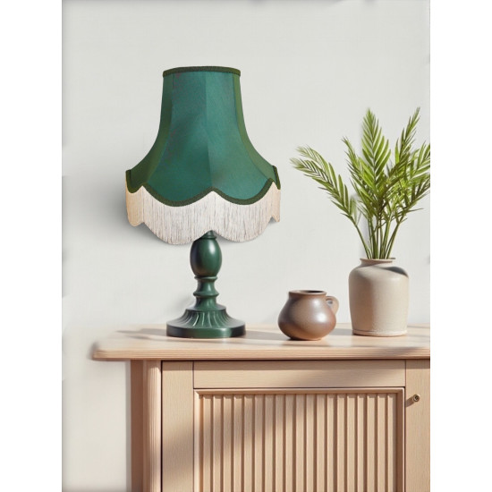 Dark Green Fabric Lampshades
