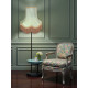 Sage Green and Gold Fabric Lampshades