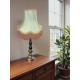 Sage Green and Gold Fabric Lampshades