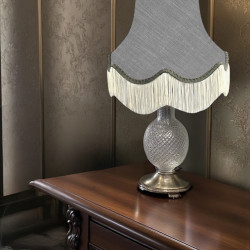 Flint Grey Fabric Lampshades