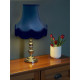 Navy Blue and Black Fabric Lampshade
