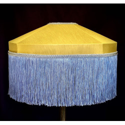 Antique Gold and Silver Grey Tiffany Lampshades