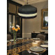 Black and Cream Art Deco Tiffany Lampshades