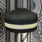 Black and Cream Art Deco Tiffany Lampshades